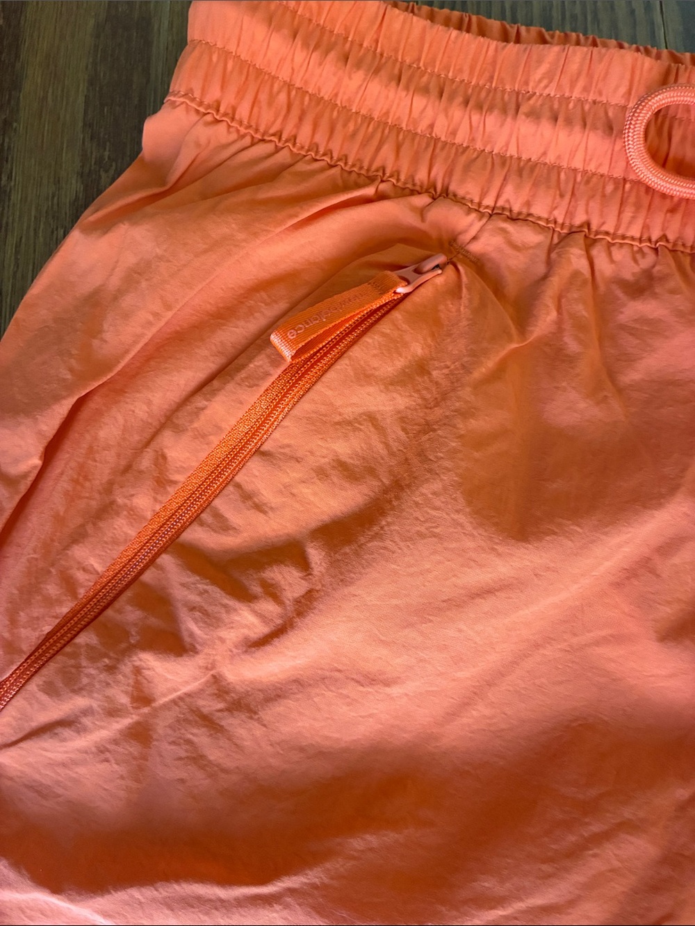 New Balance Men's Bright Orange Athletic 7" Inseam Shorts - Picture 4 of 8